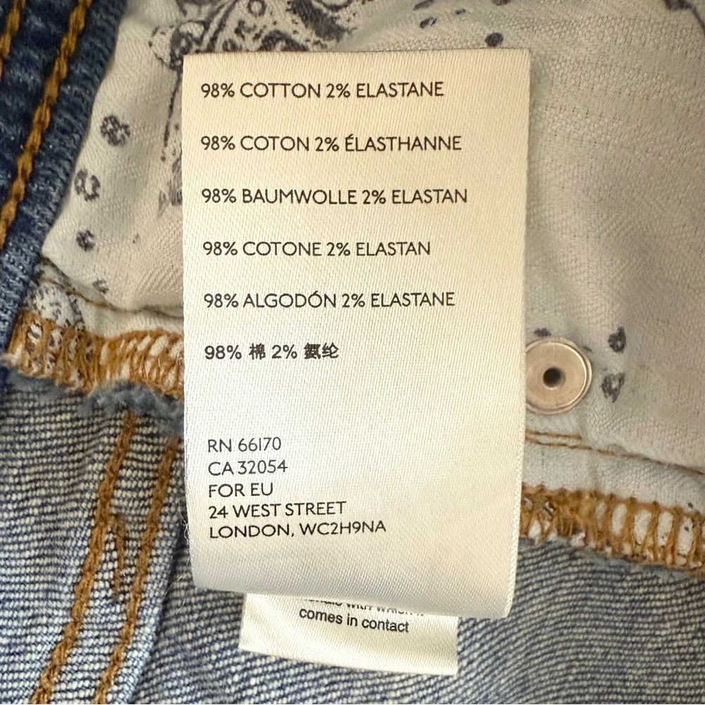 Anthropologie Pilcro Women's Distressed Patchwork Slim Boyfriend‎ Denim Shorts - Picture 11 of 12
